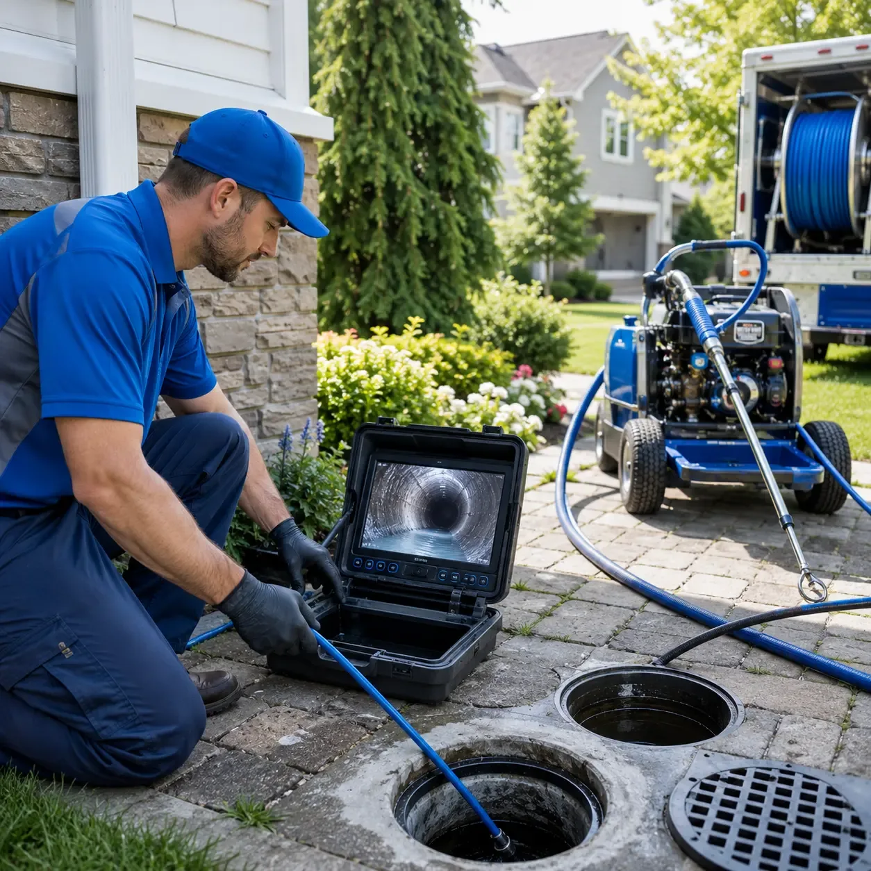 Outdoor drain cleaning professionals serving Greenview, IL