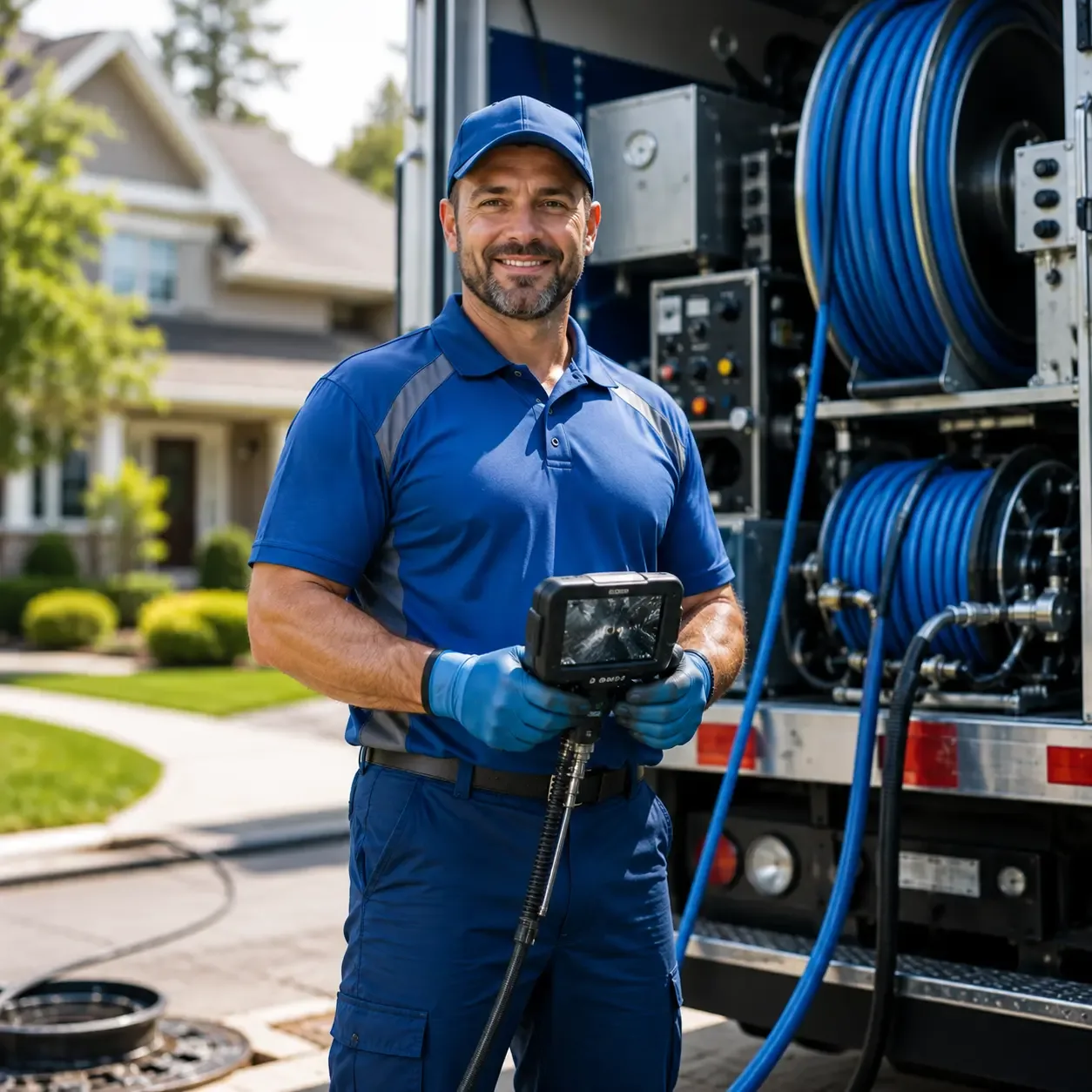 Local outdoor drain cleaning specialists in Greenview, IL